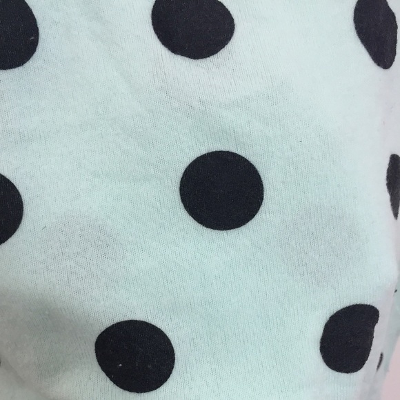 NWT Wildfox Supersoft Cotton Blend Polka-dot Sweatshirt​ - Picture 8 of 8